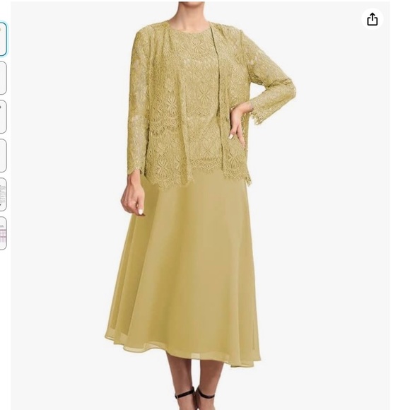 NWT Mother of The Bride Dresses Ankle Length Formal Evening Gown with Jacket - Picture 1 of 1